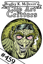 Clipart Critters 459 - Insane Hippie