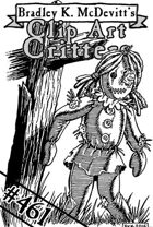 Clipart Critters 461 - Creepy Doll
