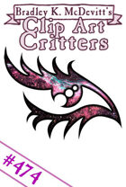 Clipart Critters 474 - Cosmic Eye
