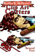 Clipart Critters 505- Severed Face
