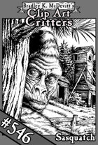 Clipart Critters 546 - Sasquatch