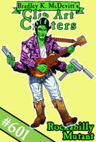 Clipart Critters 601-Rockabilly Mutant