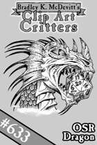 Clipart Critters 633 - OSR Dragon