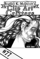 Clipart Critters 77 - Flowing Hair