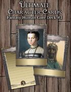Ultimate Character Cards: Fantasy Human Core Deck #1