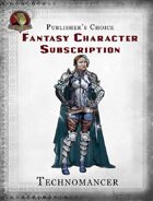 Publisher's Choice - Fantasy Characters: Technomancer