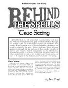 Behind the Spells: True Seeing