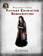 Publisher's Choice - Fantasy Characters: Female Catfolk