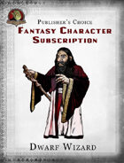 Publisher's Choice - Fantasy Characters: Dwarf Wizard