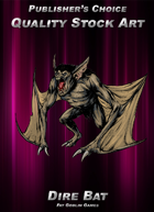 Publisher's Choice - Quality Stock Art: Dire Bat