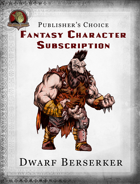 Publisher's Choice - Basic Creature Figures Dwarf Berserker)
