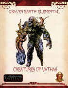 Creatures of Shadows over Vathak (5th Edition) Graven Earth Elemental