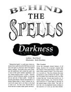 Behind the Spells: Darkness