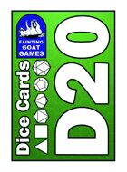 Dice Cards: D20