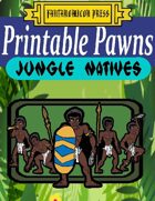 Printable Pawns: Jungle Natives