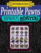 Printable Pawns: Dungeon Monsters