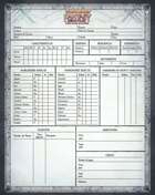 Warhammer Fantasy 4º ed. - Hoja de personaje