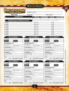 Pathfinder 1ª ed. - Calaveras y grilletes - Hoja de flota
