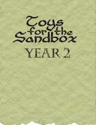 Toys for the Sandbox: Year 2 Subscription