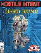 Hostile Intent: Lord rune