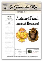 1704 AD The Glory of Kings 18th century wargames campaign newspapers