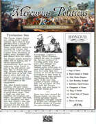 Glory of Kings January 1703 18th century wargames campaign newspaper