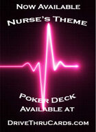 Nurse Theme Poker Deck Heart Attack ed