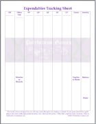 Polyhedron Games' Expendables Tracking Sheet