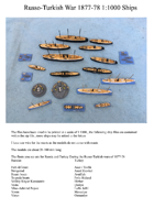 Russo-Turkish Wars Ships