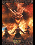 Scarred Lands Player's Guide Dragon Poster