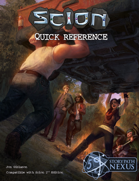 Scion 2nd Edition Quick Reference