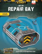 Repair Bay Cardboard Model