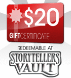 Storytellers Vault $20 Gift Certificate/Account Deposit