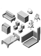 Fallout: Wasteland Warfare - Terrain Expansion: Vault Interior Themed Dressing/Scatter STL