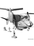 Fallout: Wasteland Warfare - Terrain Expansion: Parked Vertibird - STL