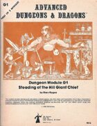 G1 Steading of the Hill Giant Chief (1e)