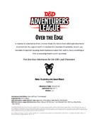 DDAL07-02 Over the Edge (5e)