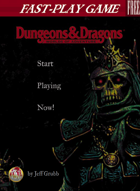 Fast-Play Game - Dungeons & Dragons Worlds of Adventure (2e)