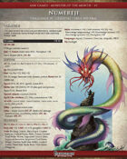 Monster of the Month #5: Numereji (PF)