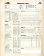 QuestCore Interactive character sheet
