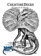 Creature Decks: Blank-backed Animals