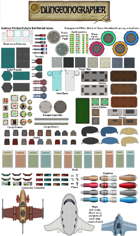 Futuristic/Science Fiction Map Symbols/Icons (Any Editor)