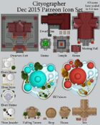 Cityographer December 2015 Monthly City Map Icons (Any Editor)
