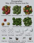 Hexographer May 2016 Monthly World Map Icons (Any Editor)