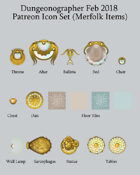 Dungeonographer Sea Kingdom Map Icons (Any Editor)