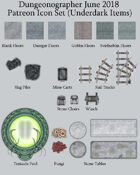 Dungeonographer Underdark Other Map Icons (Any Editor)