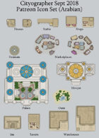 Cityographer Arabian City Map Icons (Any Editor)