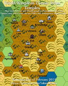 Hex/Worldographer Classic Style Cleric Temple World Map Icons