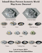 Worldographer Isometric Style Dwarven Map Icons