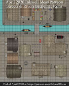 Worldographer Streets and Waterways World/Kingdom, Settlement, and Battlemat Map Icons